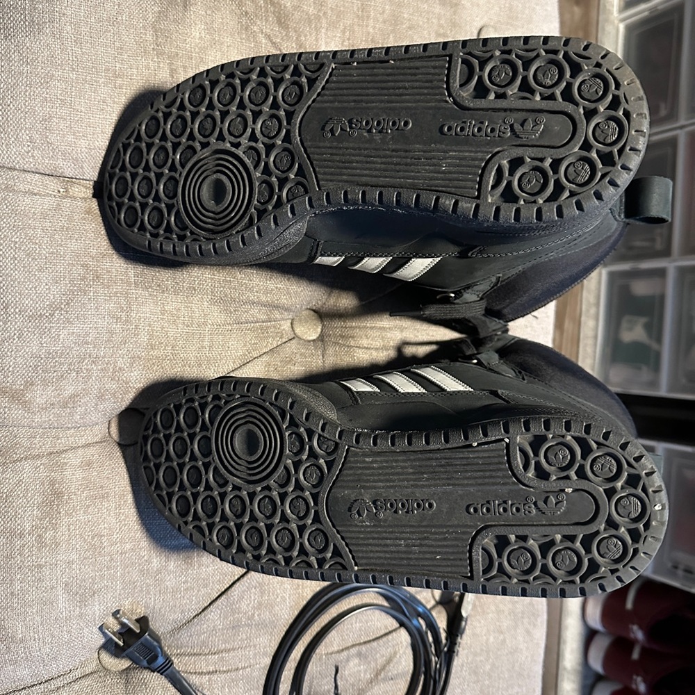 Adidas tall boy black leather - Picture 5 of 6